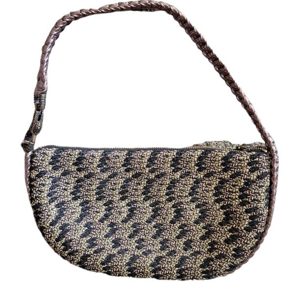 Eric Javits Metalic Woven Shoulder Bag - Picture 3 of 7